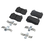 Set of 4 NAO Brake Pads for Infiniti G35 (2003–2004) Brembo Brakes
