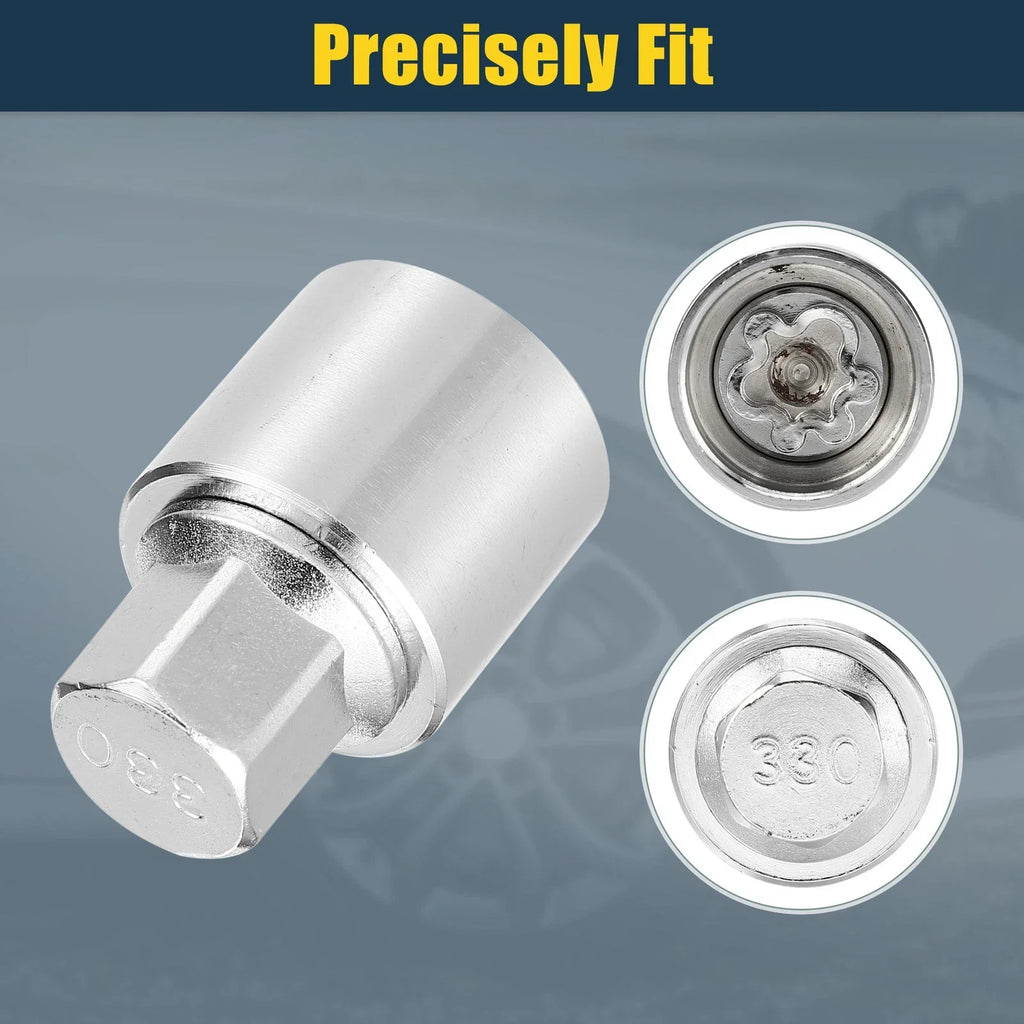 330 Wheel Lock Lug Nut Set with Protector Socket for Mercedes Benz