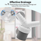 40mm Drain Adapter for Washing Machine and Dishwasher (Universal Fit)