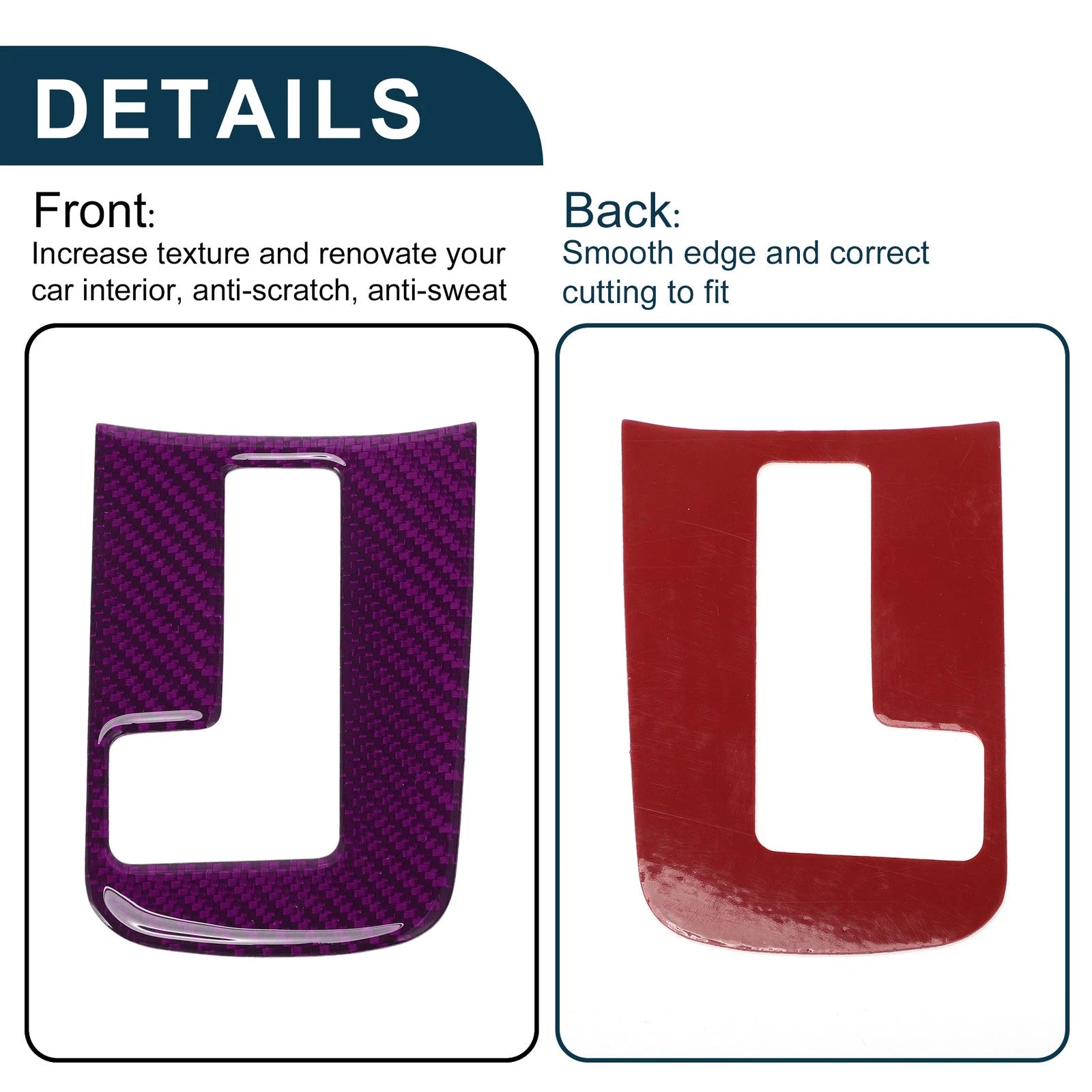 ABS Gear Shift Knob Cover Decal for Subaru Impreza (2012–2014) Purple