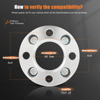 Set of 2 Wheel Spacers for Yamaha Golf Carts (Various Models)