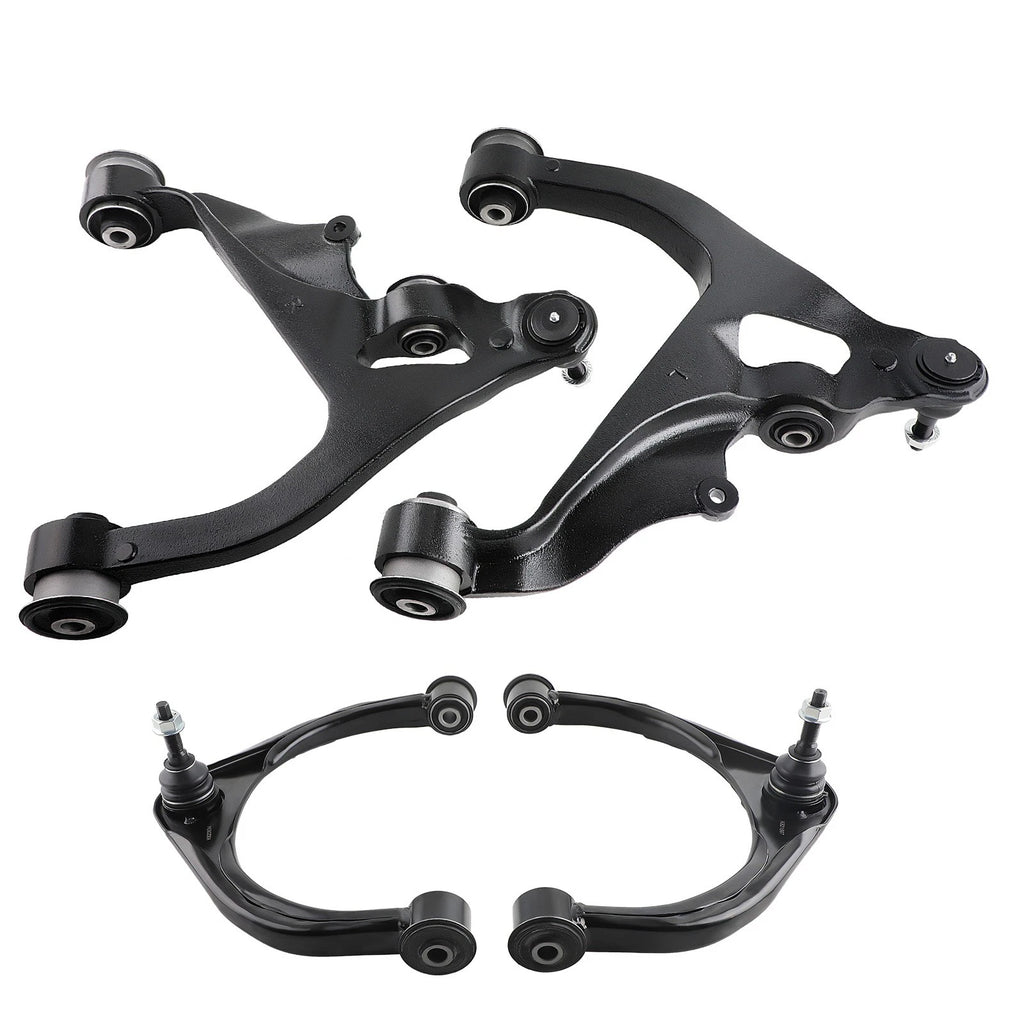 Set of 4 Front Upper Lower Control Arms + Ball Joints for Dodge Ram 1500 (2009–2019)