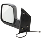 Power Mirror for Chevrolet Express 3500 (2003–2007) Left Manual Fold Black