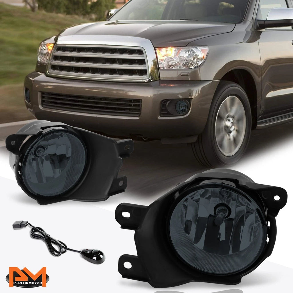 Fog Lights for Toyota Sequoia (2008–2016) - Smoke Lens, Switch Pair