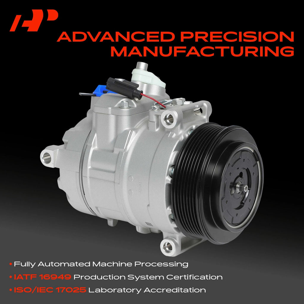 A/C Compressor with Clutch for Mercedes-Benz C230 E350 (2003-2009)