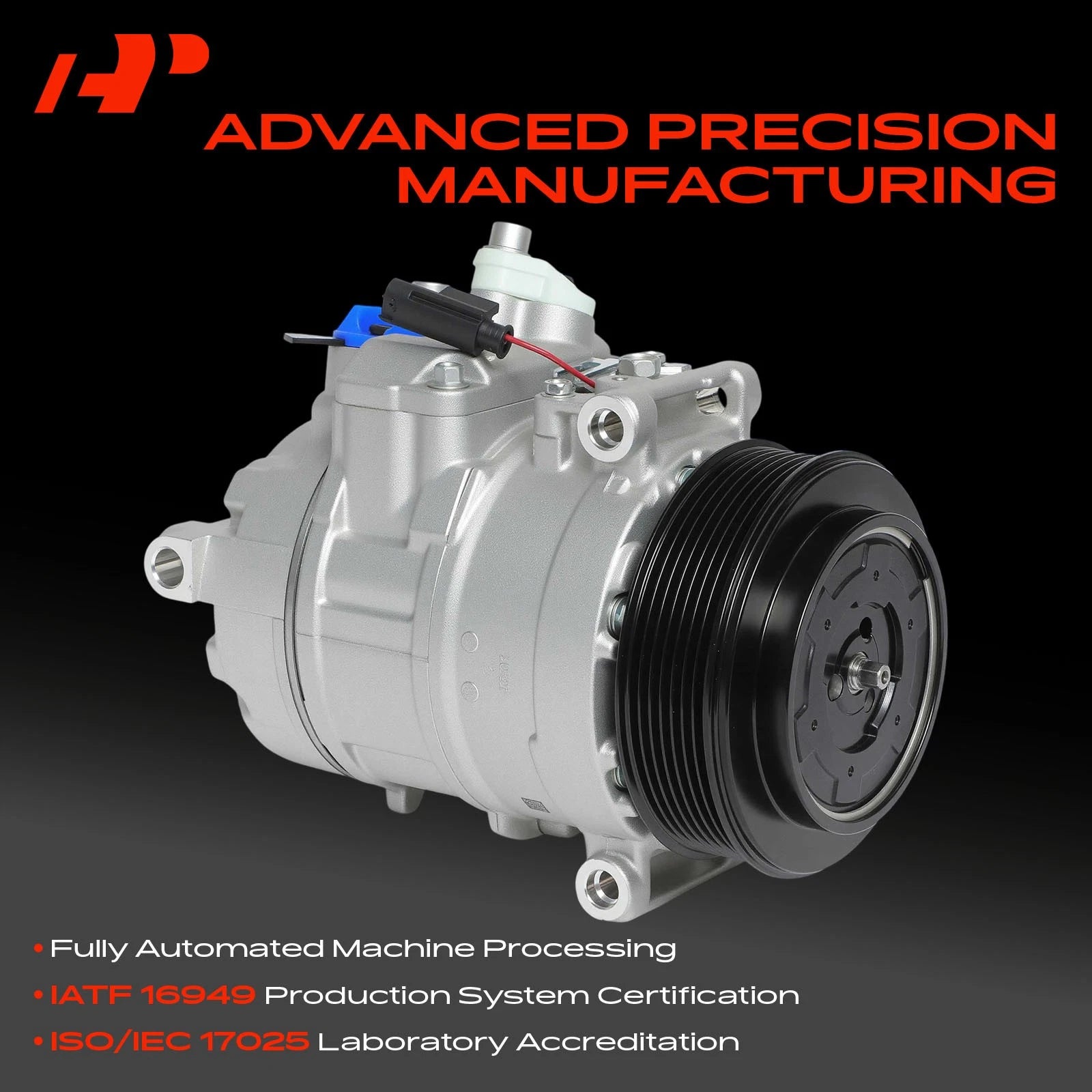A/C Compressor with Clutch for Mercedes-Benz C230 E350 (2003-2009)