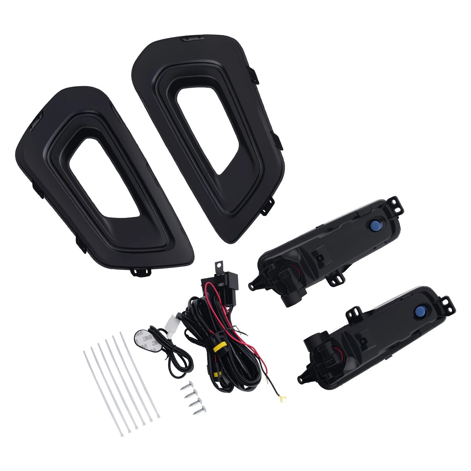 Fog Light Lamps + Switch + Bezels for Ford Transit (2020–2023) KK3Z17B814BD