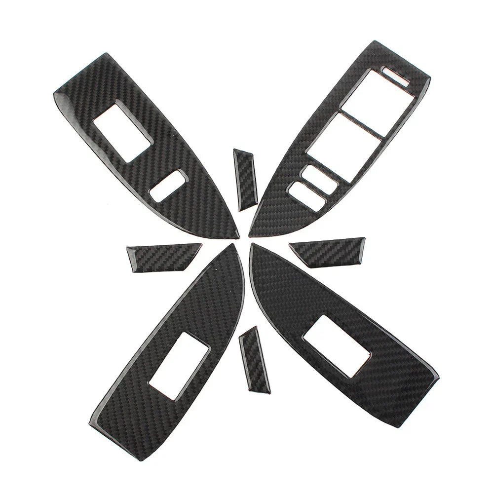 8 x RHD Car Door Window Lift Switch Panel Covers for Toyota Prius (2012-2015)