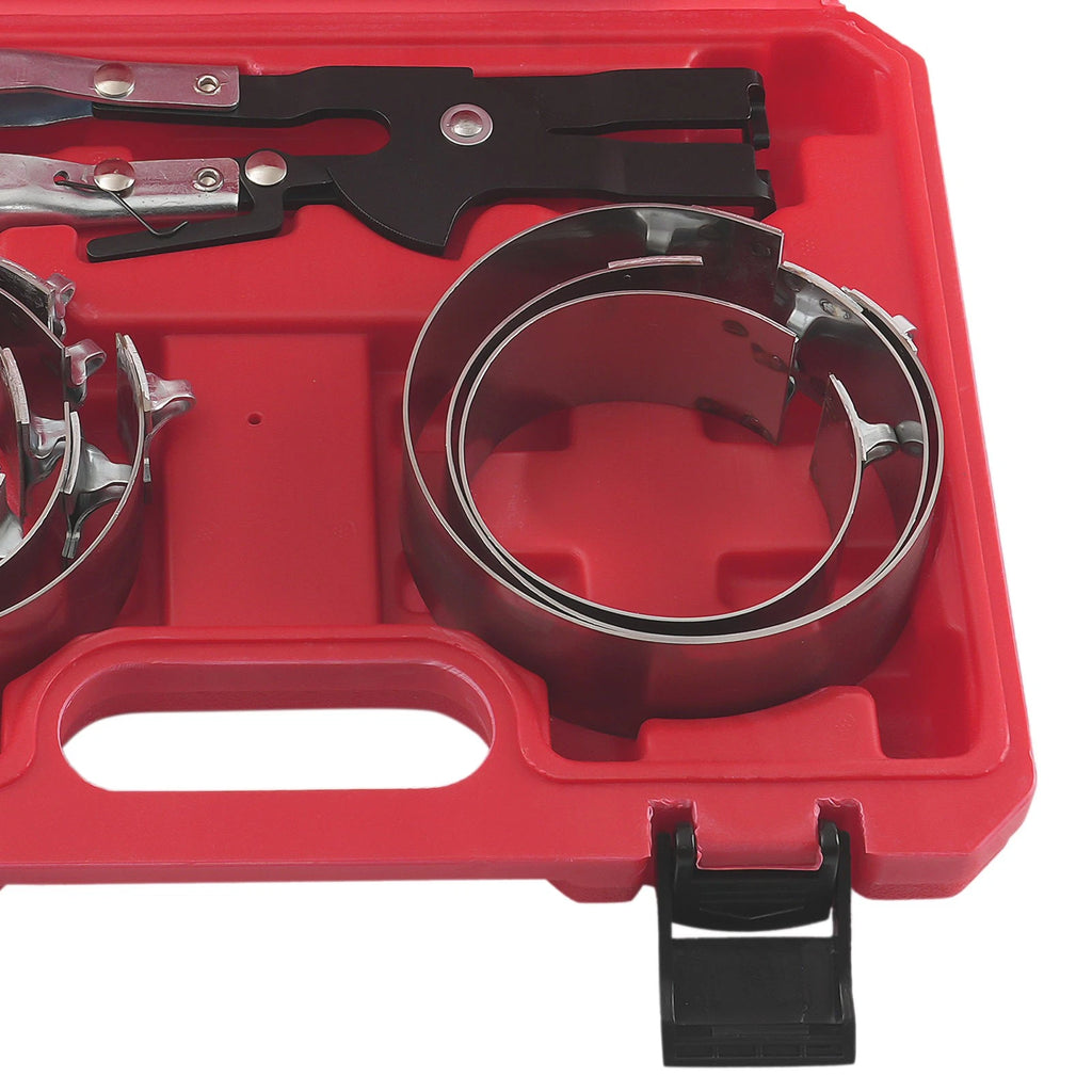 7-Piece Piston Ring Compressor Pliers Set for Auto Engine Service Kit