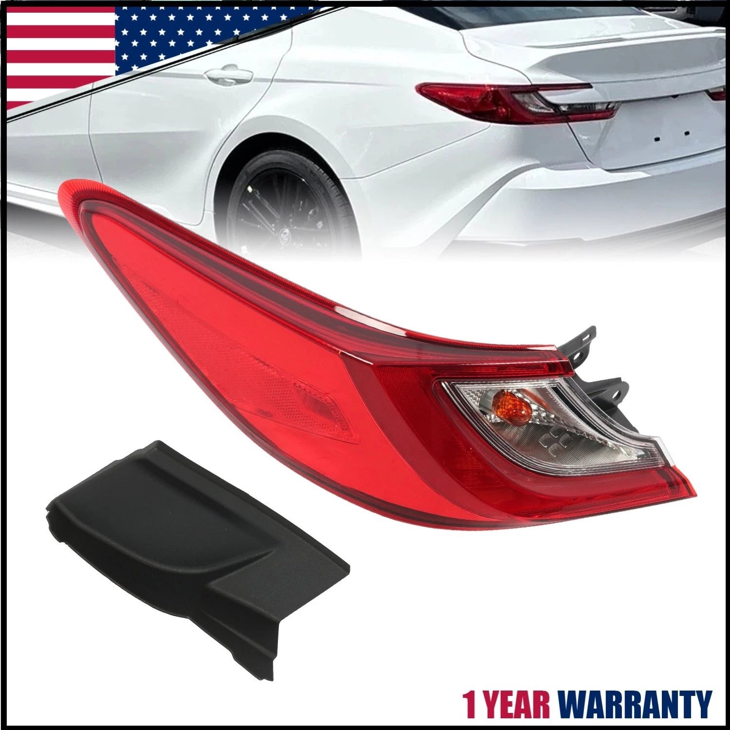 Rear Outer Tail Light Halogen Lamp for Toyota Camry (2025) - Left Driver Side