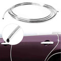 6M Chrome Car Door Edge Scratch Guard Protector Moulding Trim Strip