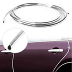 6M Chrome Car Door Edge Scratch Guard Protector Moulding Trim Strip