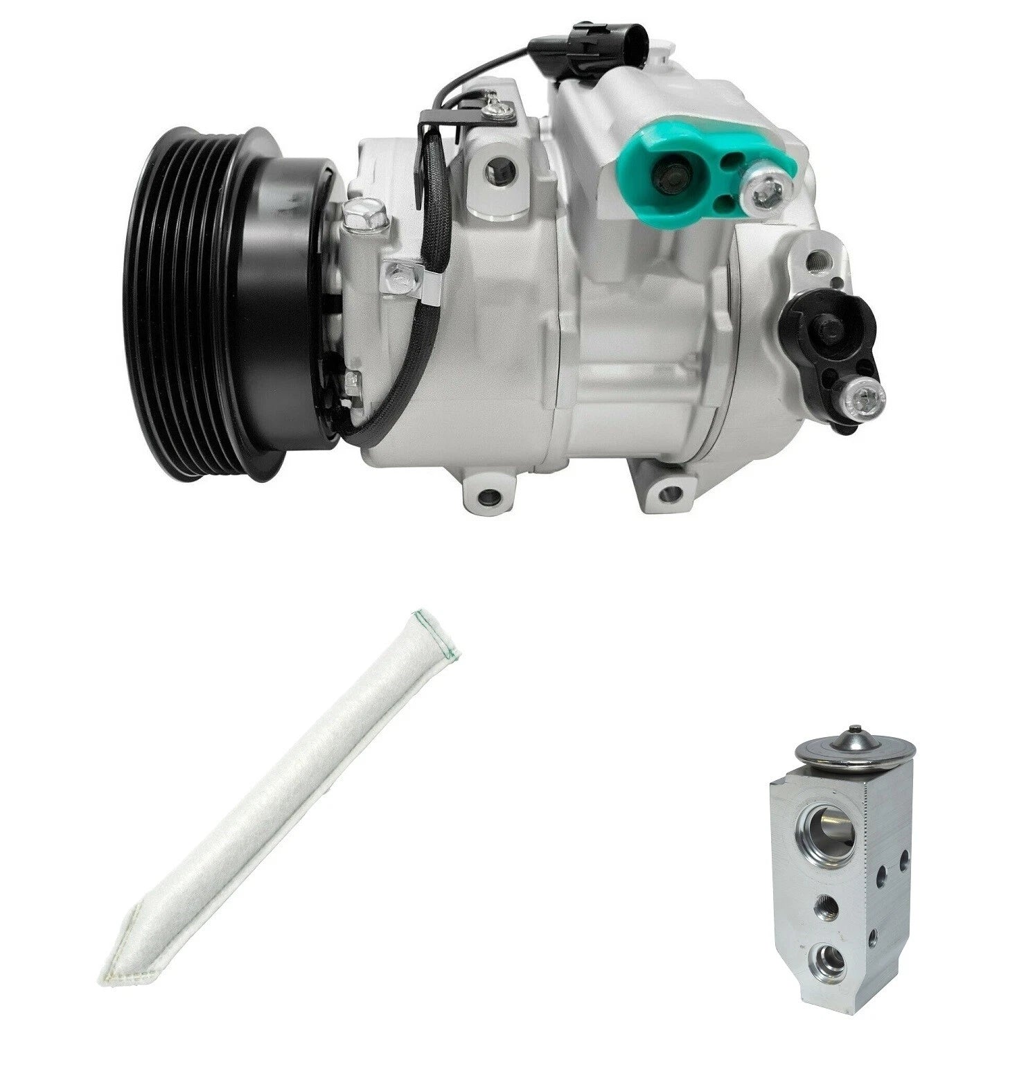 AC Compressor Kit Replacement for Kia Forte 2.0L 2.4L (2010–2013)