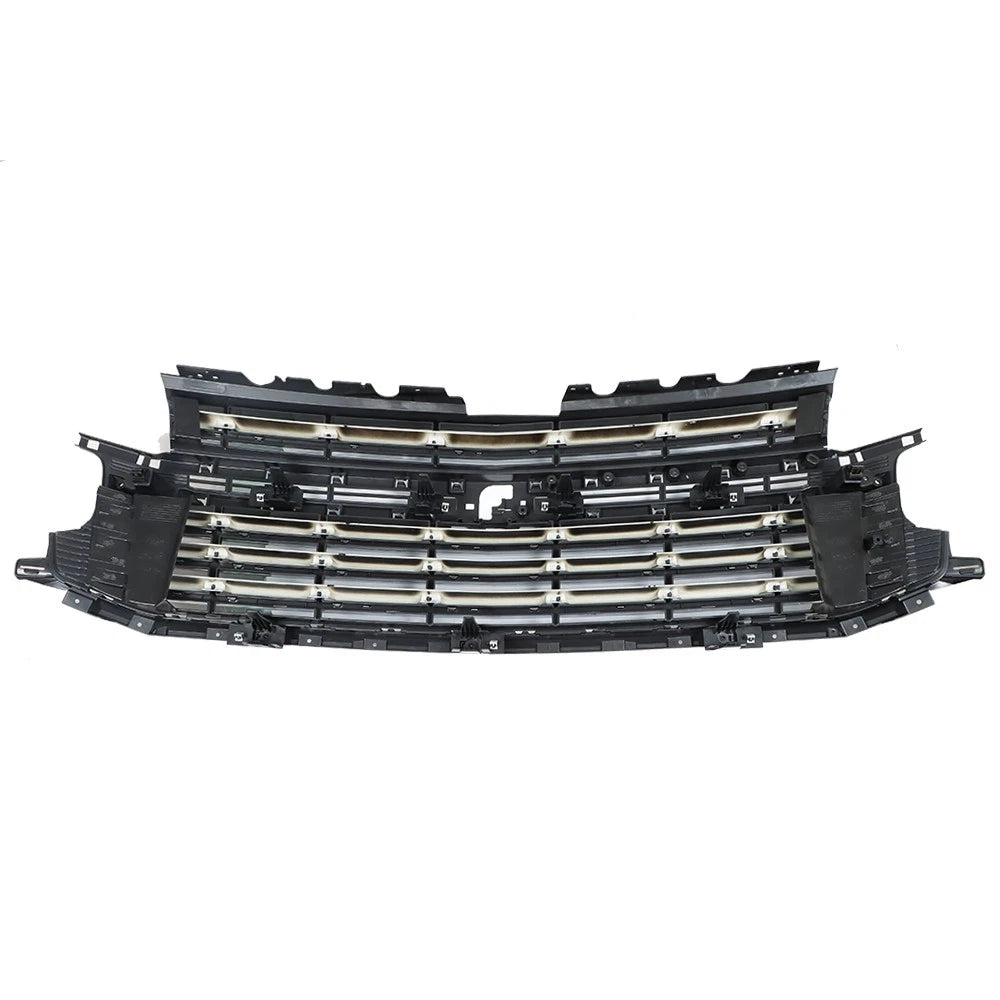 Front Bumper Upper Grille with Chrome Trim for Chevy Tahoe Suburban (2021-2022)