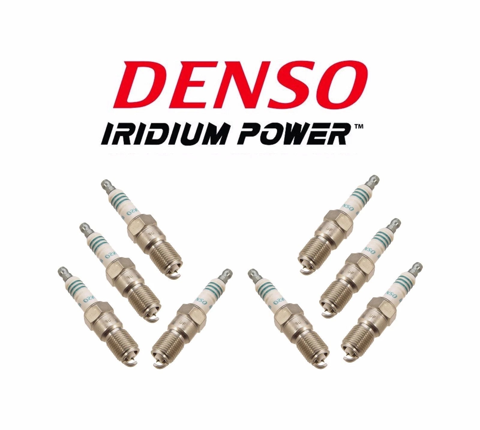 Set of 8 Spark Plugs Denso Iridium for GMC Hummer Isuzu Jaguar Lincoln