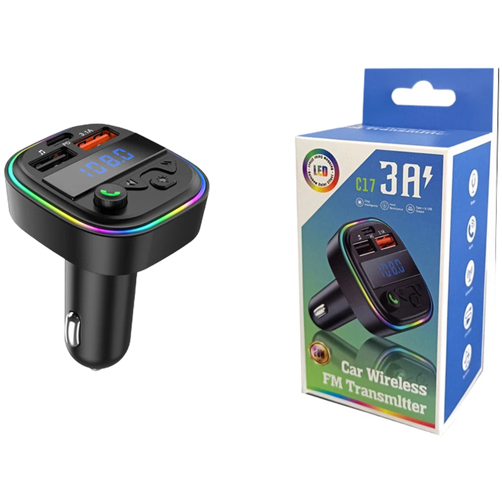 Wireless MP3 Player with FM Transmitter for Universal Vehicles (2010–2023)