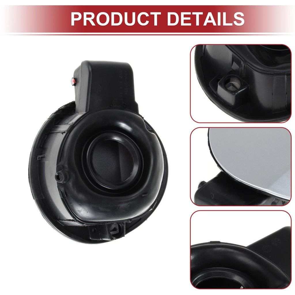 Fuel Tank Door Cap for Volkswagen Tiguan (2010–2019) Silver Tone