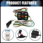 Set of 4-Pin Trailer Wiring Harness for Subaru Forester 