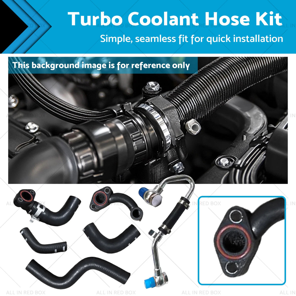 Turbo Coolant Hose Kit for Jeep Grand Cherokee WK (2011–2020)
