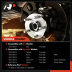 2X Wheel Hub & Bearing Assembly for Hyundai Elantra Kia