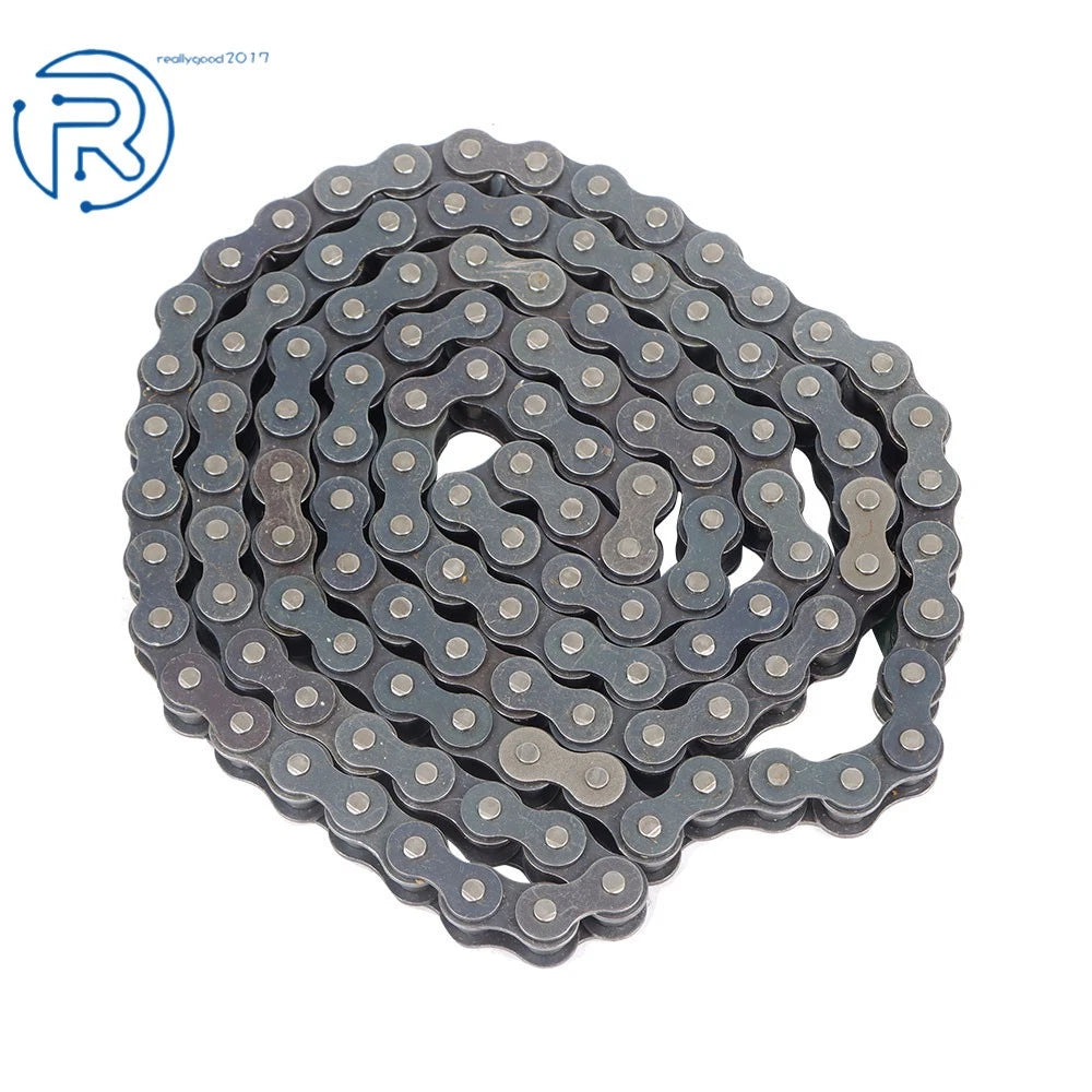 10 Feet Carbon Steel Roller Chain with 1 Connector for Various Applications