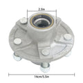 Galvanized Trailer Hub Kit for 2000lb 5 Lug (Pre Greased, 1.5 inch)