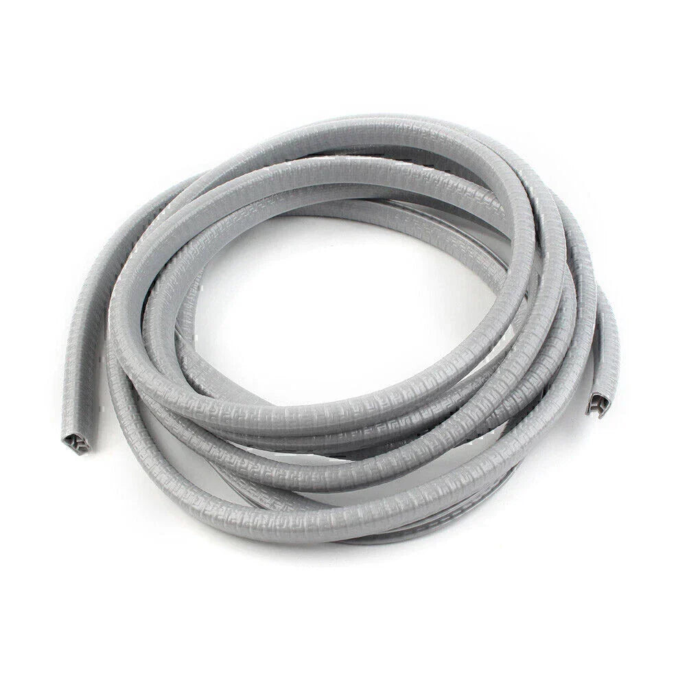 13Ft Universal Rubber Seal Trim Molding Strip for Auto Door Edge Protector Grey