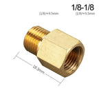 12 Inch BSP Brass Quick Connector for Internal and External Joints