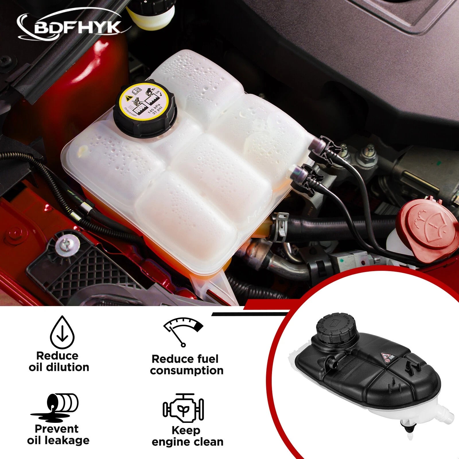 Coolant Overflow Tank for Pontiac Solstice (2006–2009)