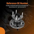 Rear Wheel Hub & Bearing Assembly for Chevrolet Malibu/G6 (2004–2012)