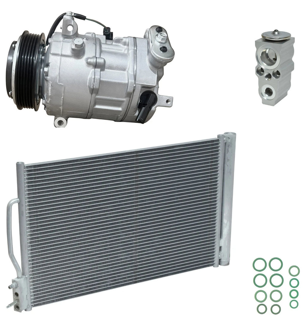 AC Compressor Kit with Condenser Replacement for Chevrolet Malibu (2019–2019)
