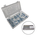Set of 110 Nickel Plated Iron Grease Nipples for Efficient Lubrication