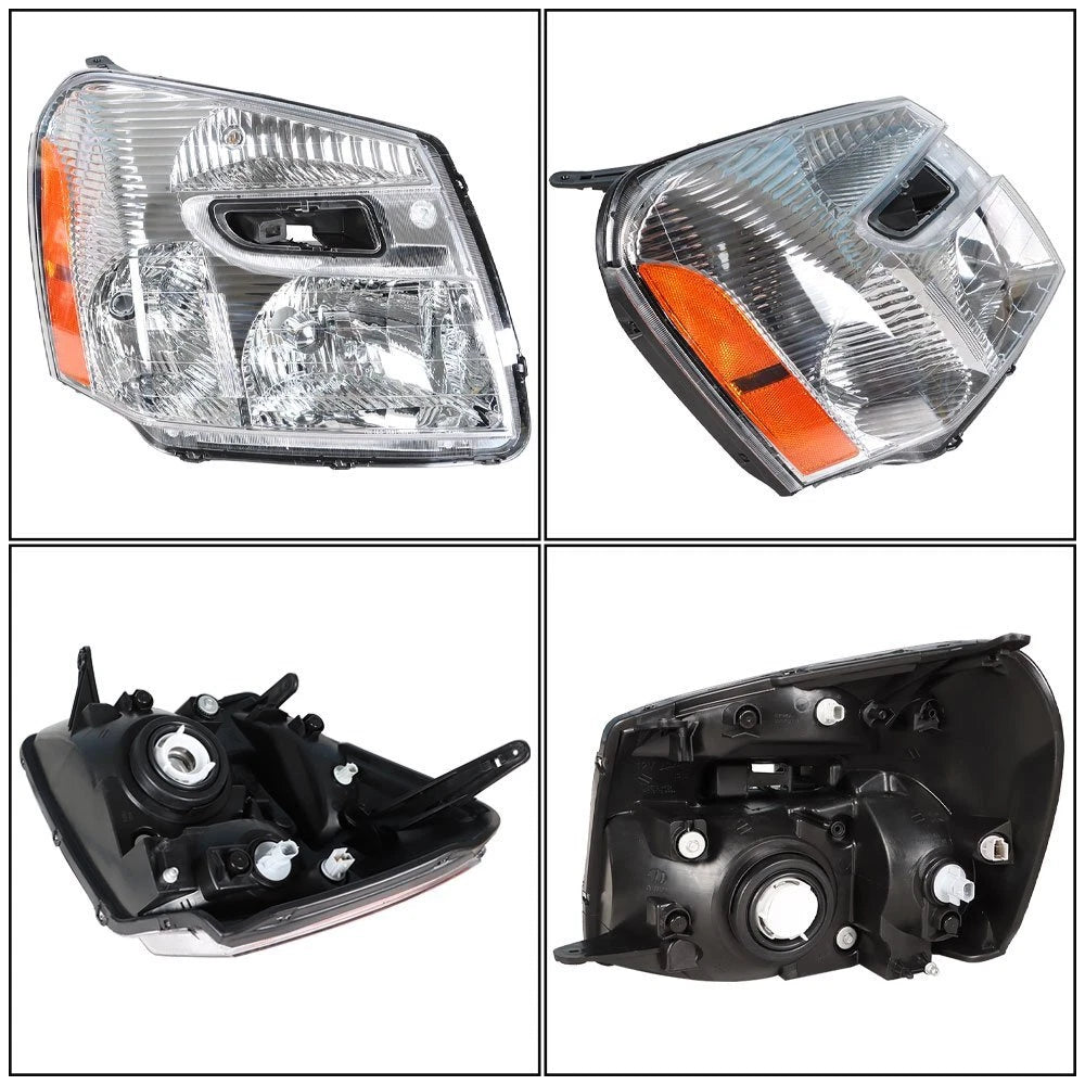 Set of 2 Headlights for Chevy Equinox (2005–2009)