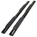Black 5in Oval Strght w/2 Pads Step Nerf Bar for 15-19 Colorado/Canyon Crew Cab