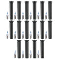 Set of 16 Denso Iridium Power Spark Plugs & Coil Boots for Aspen Durango (2007–2009)