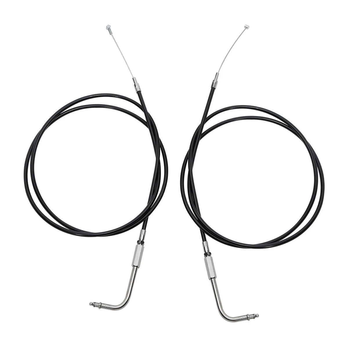 2X Throttle Cables for Harley Sportster XL 883 1200 (Custom)