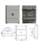 Conveyance Pad for Edge Banding Machine (80x63x18mm) Rubber Nylon