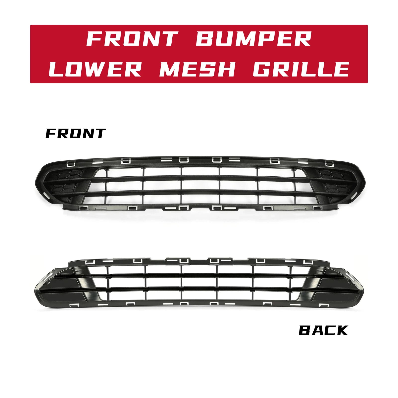 Front Bumper Lower Mesh Grille for Ford Fusion (2010-2012)