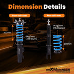 Coilovers Suspension Lowering Kit for Ford Flex (2009-2012)