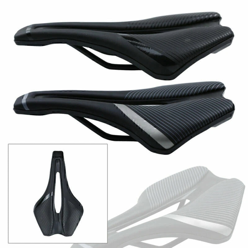 2X MTB Mountain Bike Saddle PU EVO Hollow Seat for EC90