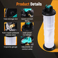 2.5 Gallon Manual Pneumatic Fluid Transfer Tool with Safety Features
