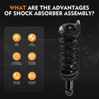 Rear Complete Struts Spring Shock Absorbers Assembly for Subaru Legacy (2000–2004)