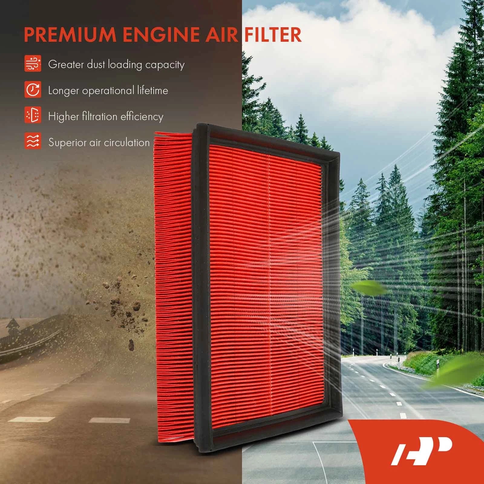 High Performance Engine Air Filter for Chevrolet Impala Buick Allure (2012-2015)