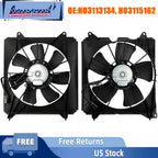 2X AC Condenser Radiator Cooling Fan for Honda Accord Touring (2013–2017)