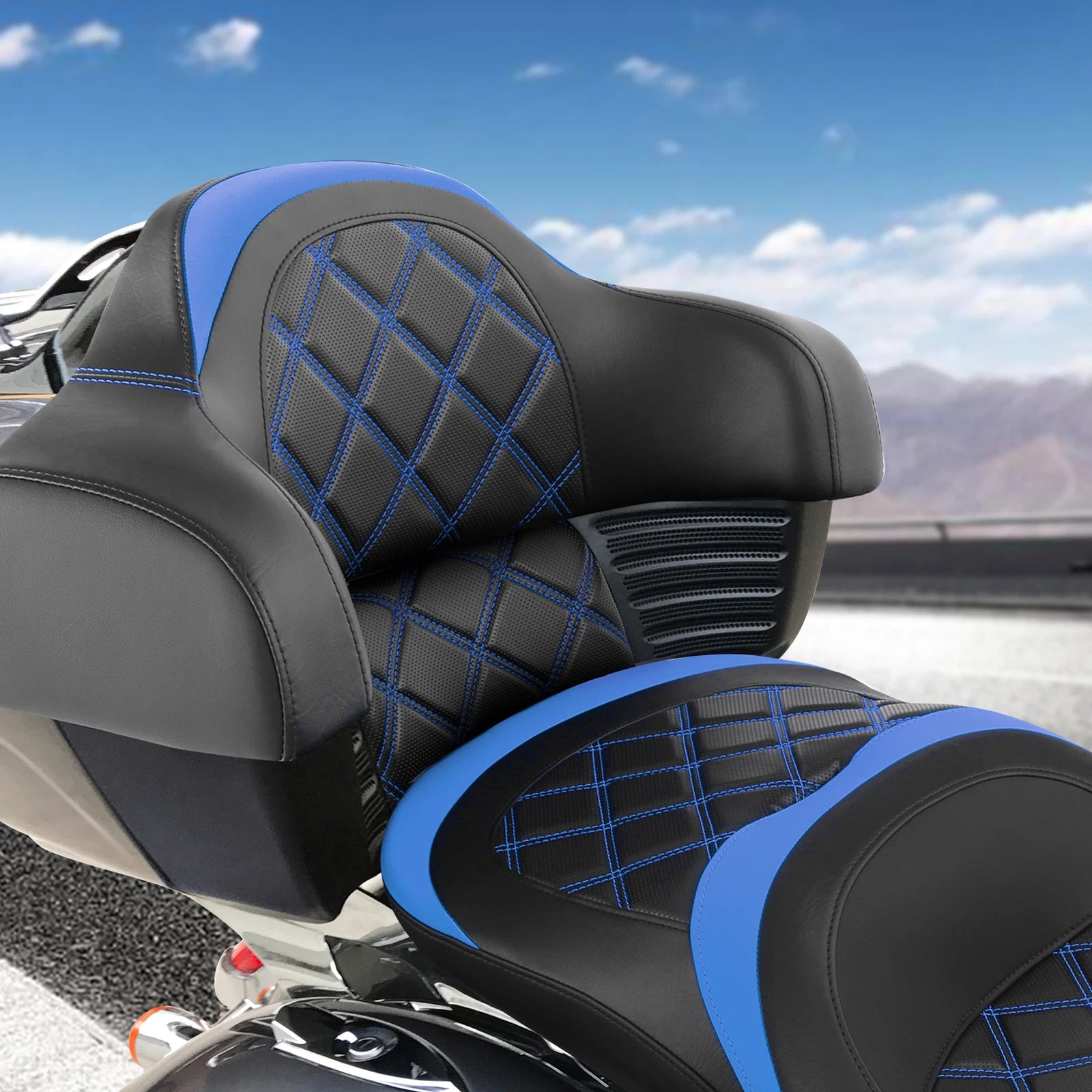 Rear Trunk Backrest Pad for Indian Chieftain Roadmaster (2014–2023)