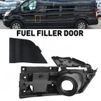 Fuel Filler Door Housing & Gas Cover for Ford Transit Van (2015–2023) Black