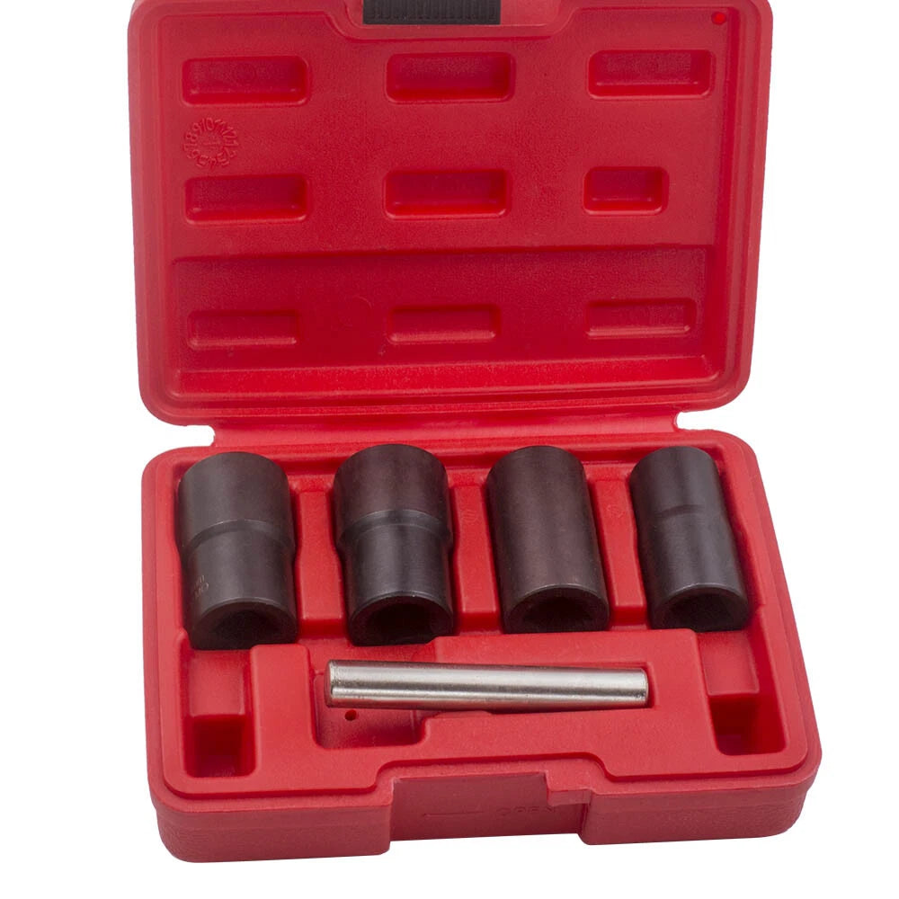 Twist Socket Wheel Lock Nut Removal Tool Kit for (17-22mm)