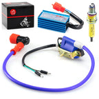 AC CDI Ignition Coil Spark Plug 10mm for GY6 ATV dirt bike (2000–2023)
