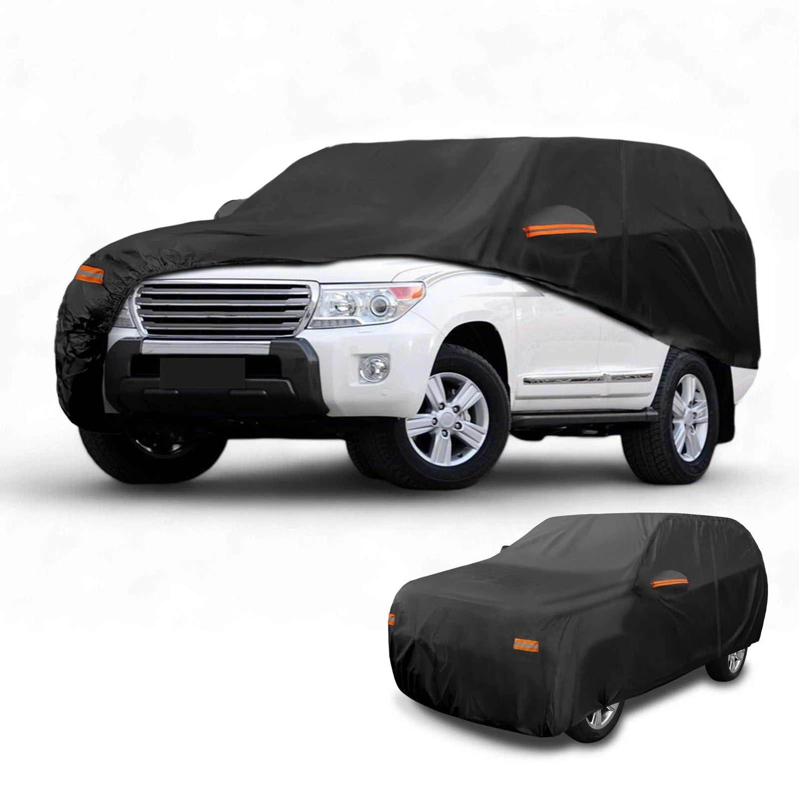 Waterproof Car Cover for Toyota Land Cruiser (190T-PU, Black)