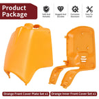 Set of 2 Orange Inner Front Covers for Honda Ruckus 50 NPS50 (2003–2024)